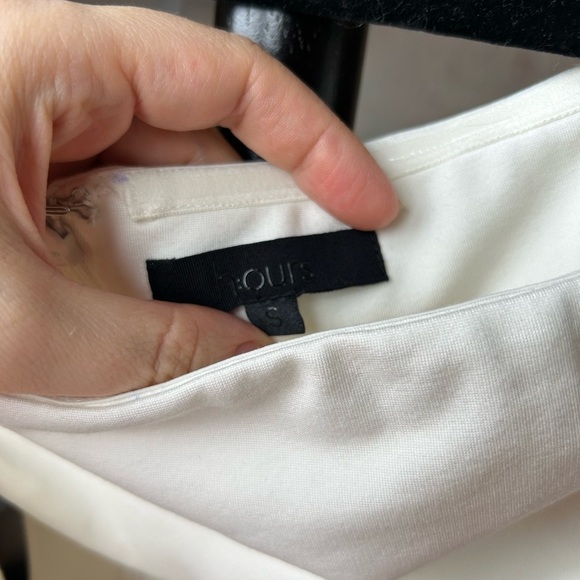 NWOT h:ours Zola Dress in Ivory - Picture 7 of 9